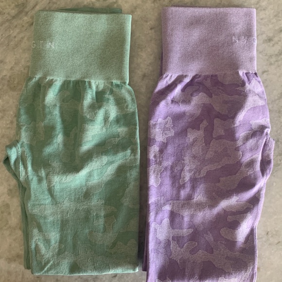 NVGTN Camo Legging in Lilac - Picture 3 of 3